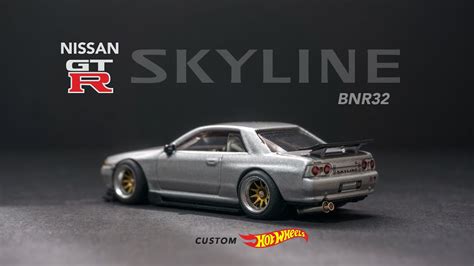 Nissan Skyline Gt R R Custom Hot Wheels Youtube