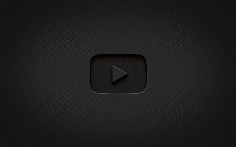 Youtube Carbon Logo Grunge Art Carbon Background Creative Youtube