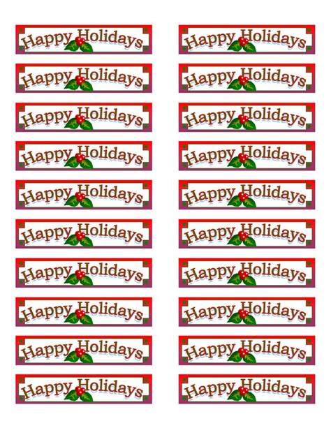 The business card has ample space to write everything in detail and clearly. Avery 5160 Christmas Labels Templates Free | Christmas ...