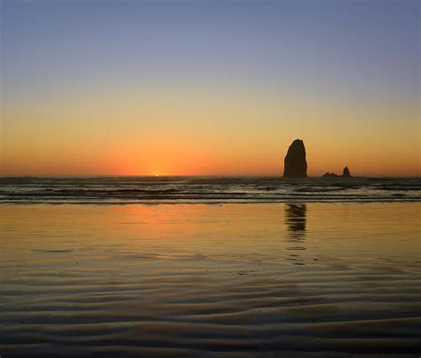 Sunset At Cannon Beach 2 Photograph By Marv Vandehey Fine Art America