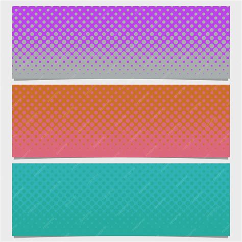 Free Vector Multicolor Dots Banners