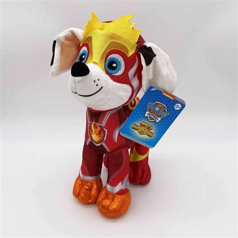 Marshall Plush Paw Patrol Mighty Pups Super Paws Nickelodeon Soft Toy
