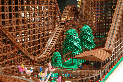 Impressive Lego Roller Coaster All About The Bricks