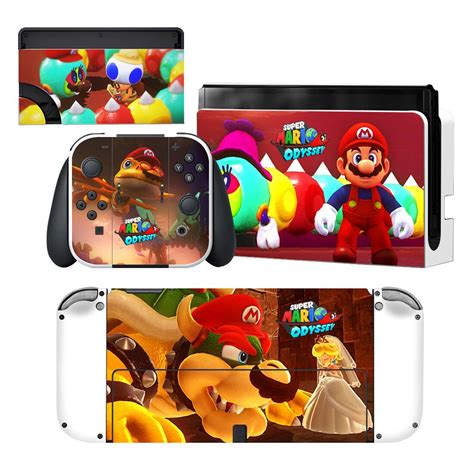 Super Mario Odyssey Game Characters Skin Sticker Decal For Nintendo