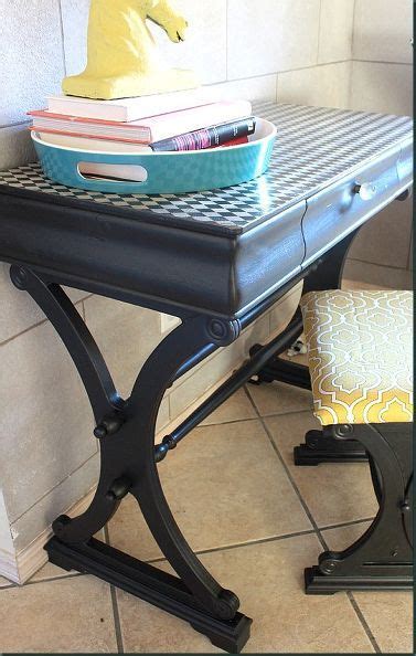 Large square glass coffee table. Coffee Table ReVamp Using Wrapping Paper and Mod Podge ...