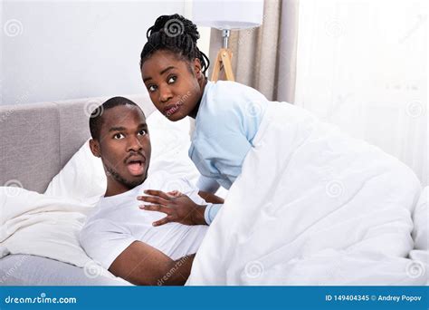 Couple Caught While Making Love Stock Image Image Of Closeup Love