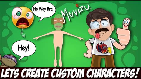 how to create custom characters for muvizu youtube