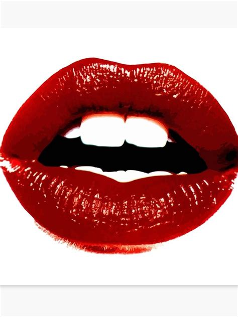 Red Lips Canvas Print By Aterkaderk Red Lips Canvas Prints Lips