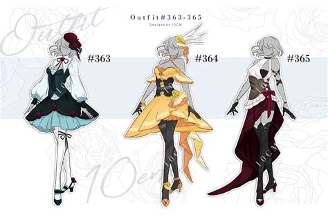 Auction Outfit 363 365 Close By Popza10cm On Deviantart Drawing Clothes Art Clothes