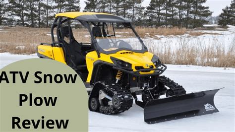 Best Atv Snow Plow Reviews Complete Buyers Guide A Review Geek