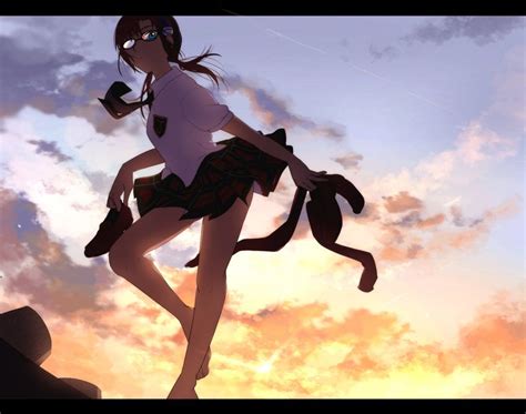 Anime Picture Search Engine Barefoot Blue Eyes Brown Hair Evangelion