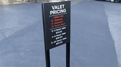 Luxor Parking Valet And Self Parking Fees And Map In 2023