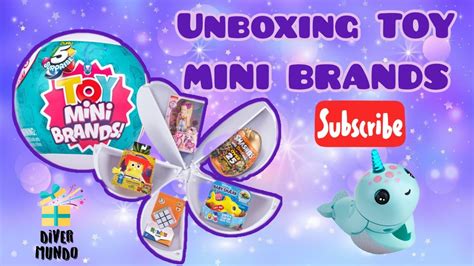 Unboxing Toy Mini Brands 🧸🧽rare Mystery Finds Juguetes Miniaturas🐬🎤