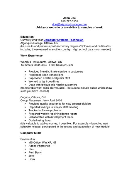 Hard skills include technical skills such as computer applications, software, and overall digital literacy. Computer Proficiency Resume Format - http://www ...