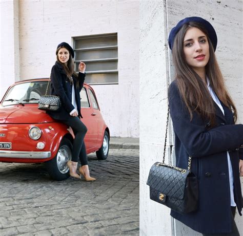 Italian Fashion Blogger In Rome Outfit Fleur Dhiver
