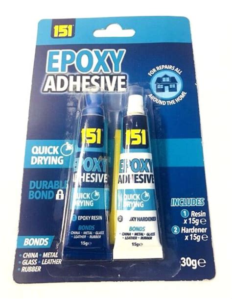 Two Epoxy Glue Adhesive Resin Two Part Glue Super Strong 151 Ebay