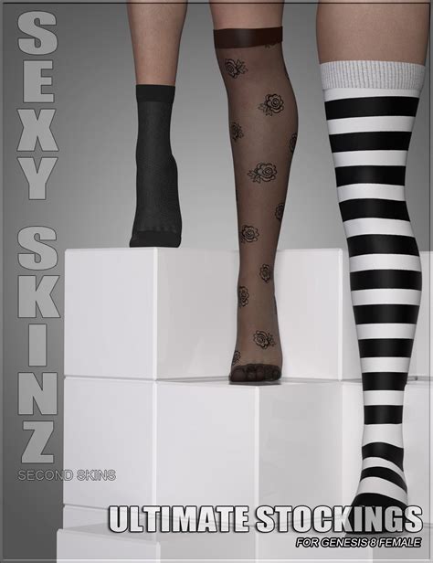 Sexy Skinz Ultimate Stockings For Genesis 8 Female Daz 3d