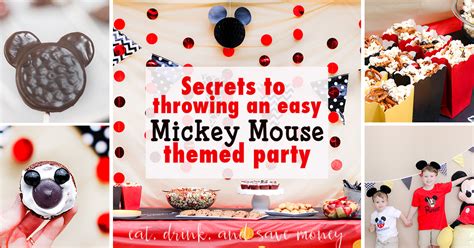 How To Throw An Easy Mickey Mouse Themed Party