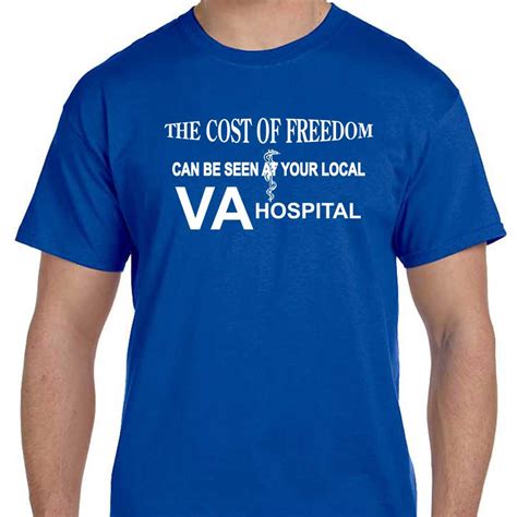 The Cost Of Freedom Limited Issue Royal Blue T Shirt