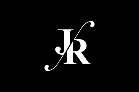 Jr Monogram Logo Design By Vectorseller