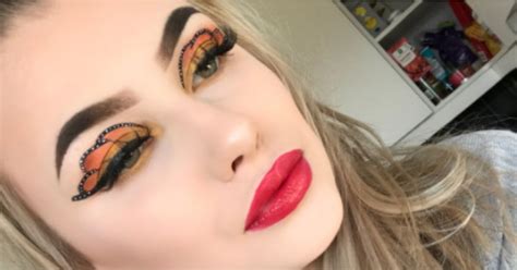 Butterfly Eye Makeup Instagram Beauty Trend Popsugar Beauty