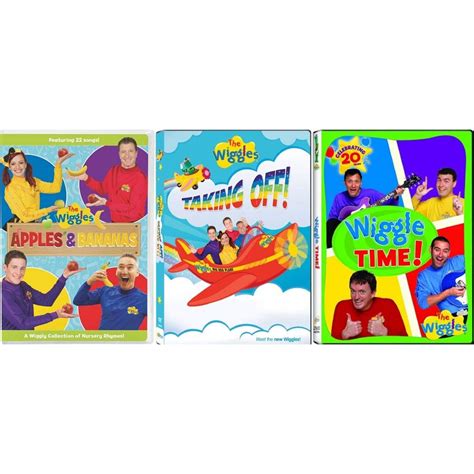 Buy The Wiggles 3 Pack Dvd Collection Apples And Bananas Taking