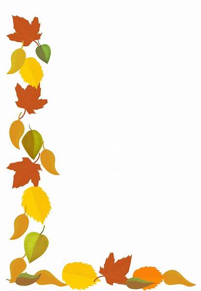 Fall Leaves Border Clip Leaf Autumn Clipart