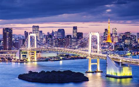 Tokyo Night View 2880 X 1800 Retina Display Wallpaper
