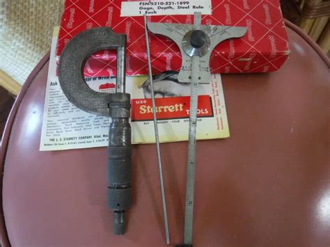 Starrett Combination Depth Gage And Hook Rule 236 Hb And The Etsy