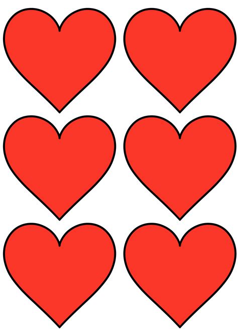 12 Free Printable Heart Templates Cut Outs Freebie Finding Mom Printable Medium Heart Template