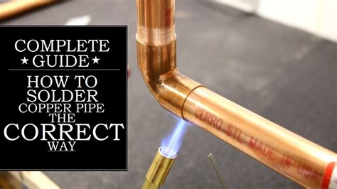 Copper is mainly used in rings format or preformed for oven brazing in protect atmosphere. How to Solder Copper Pipe The CORRECT Way | GOT2LEARN ...
