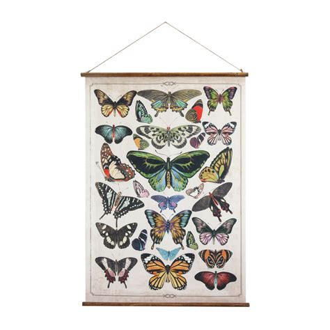 Butterflies Burlap And Wood Scroll Wall Décor By Creative Co Op