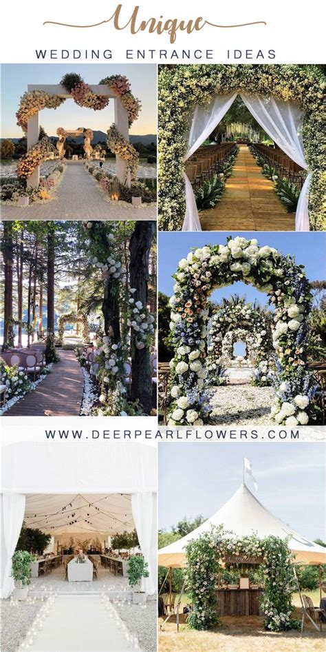 20 Wedding Entrance Ideas To Wow Your Guests My Deer Flowers