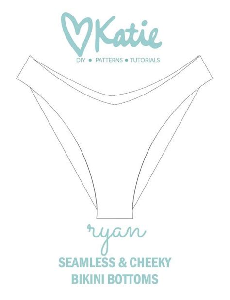Diy Cheeky Center Seam Reversible Bikini Bottoms Ryan Etsy
