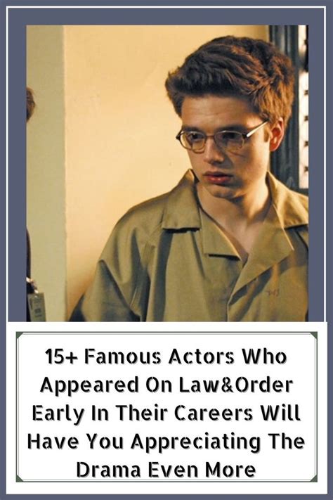 Drama Tv Series Law And Order Appreciation Career Appearance
