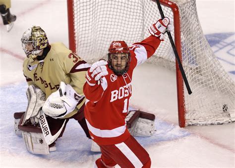 Boston University Rallies To Beat Boston College Advances To Hockey