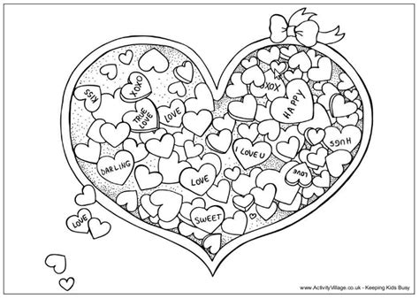 Dibujos de San Valentin para Colorear - Dibujos para Imprimir y Colorear