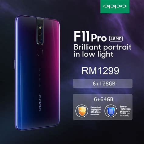 This is oppo f11 pro price in malaysia as updated on june 2019 along with the specs of the mobile phone. Oppo Malaysia offers the F11 Pro 128GB at the same price ...