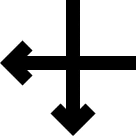 Crossed Arrows Icon 素材 Canva可画