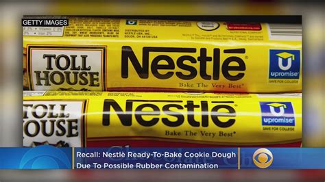 Nestlé Recalls Ready To Bake Cookie Dough For Possible Rubber Contamination Youtube