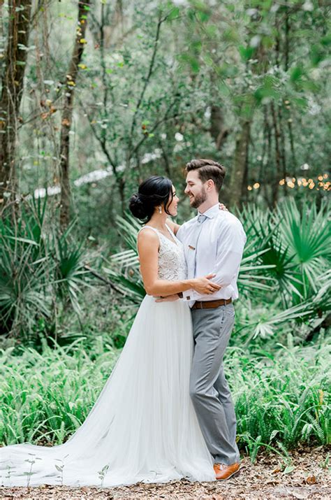 Charming Rustic Wedding Inspiration Couple 5 Southern Bride
