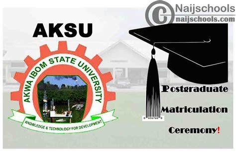 Akwa Ibom State University Aksu Postgraduate Matriculation Ceremony