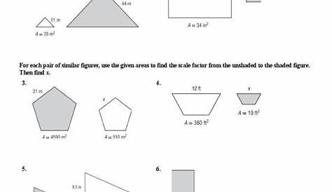 similar figures worksheets answers