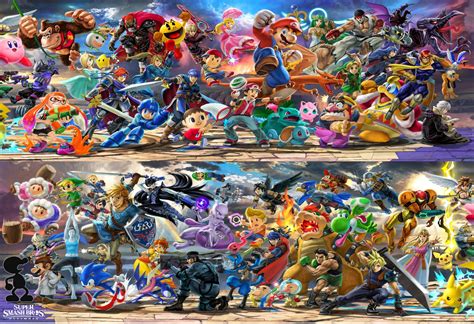 Super Smash Bros Ultimate Poster Sagaried
