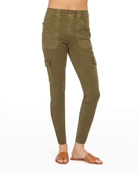 Spanx Stretch Twill Ankle Cargo Pants Neiman Marcus