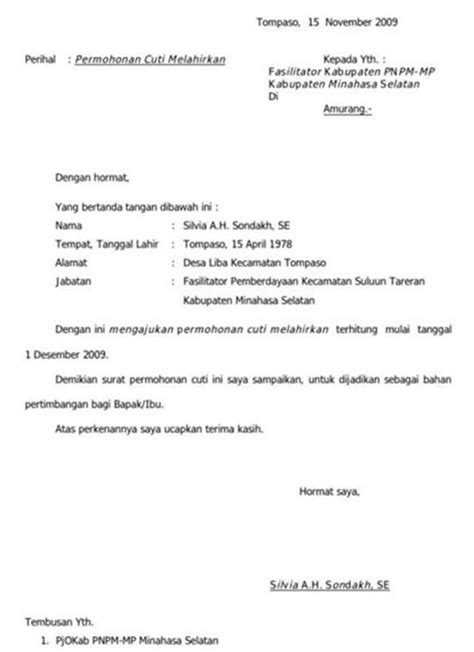 Surat permohonan cuti kerja lampiran : 35+ Contoh Surat Permohonan Kerja, Izin, Bantuan, Dana ...