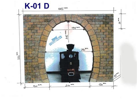 Wird mitträger von zwei tagungen. K-01 D Tunnelportal Sandstein eingleisig f. Oberleitung | bloxxs.de
