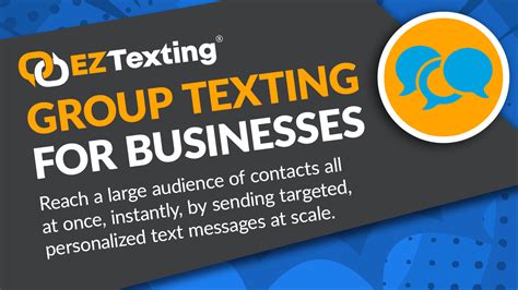 Group Text Messaging For Businesses Ez Texting