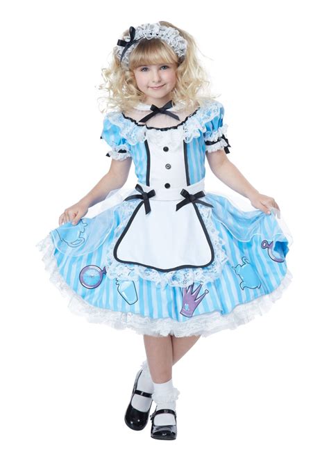 Buy alice in wonderland costumes online, alice in wonderland dress,queen of heart costume and more! Alice in Wonderland Girls Costume - Movie Costumes