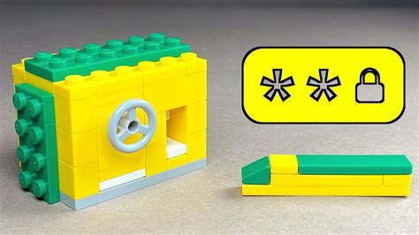 How To Make A Lego Safe With Key Youtube